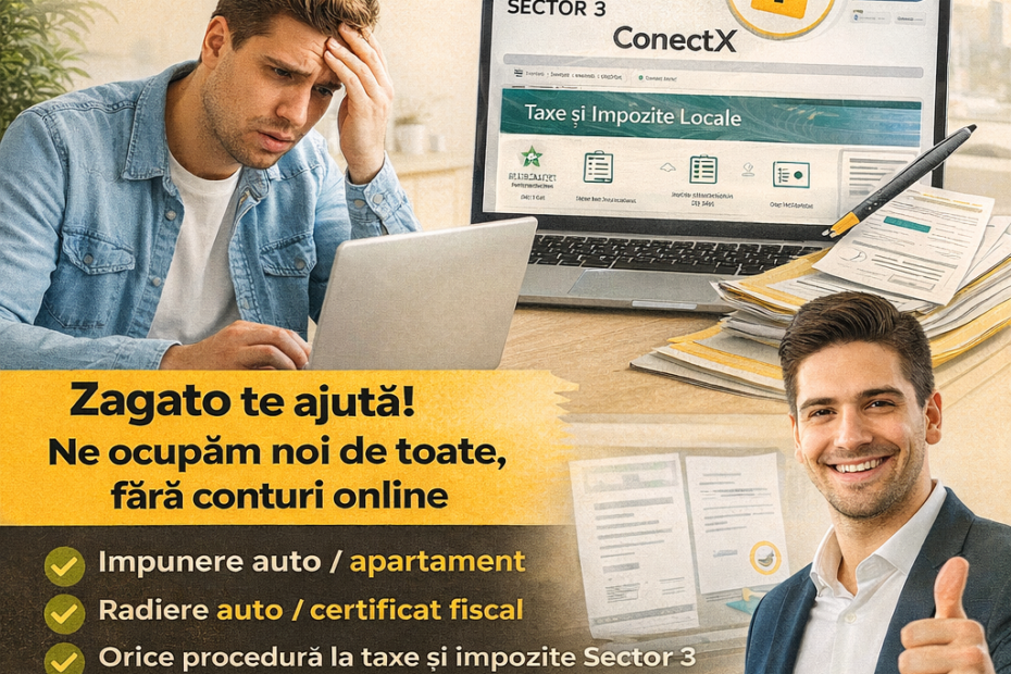 Taxe și impozite Sector 3 2025 – ConectX, cont online, semnătură digitală și soluția completă