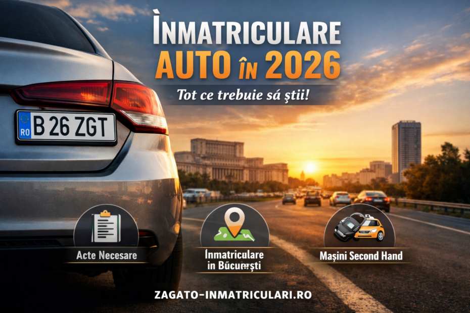 Acte necesare înmatriculare auto 2026