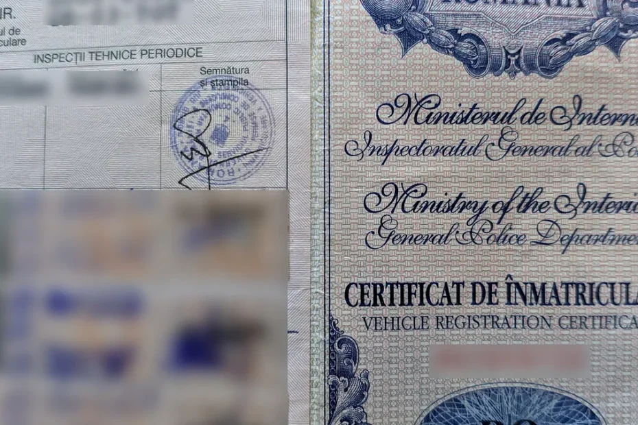 Acte necesare înmatriculare auto 2026